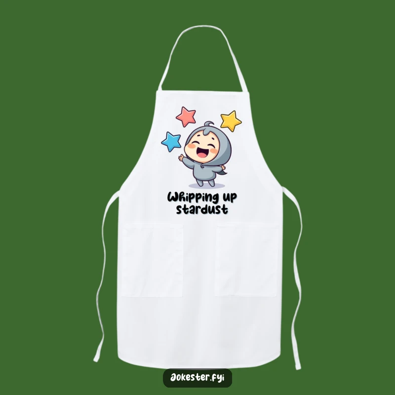 Funny Juggling Stars Apron: Giggling Chef Fun, Hilarious Kitchen Gift!