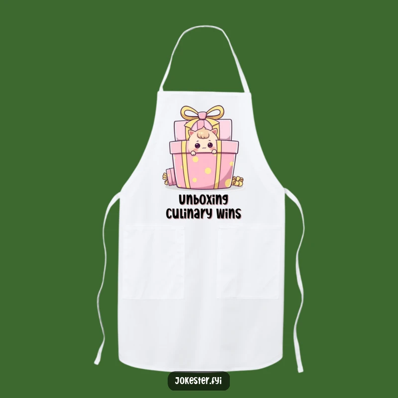 Funny Curious Peeker Apron: Cook with Curiosity and Fun
