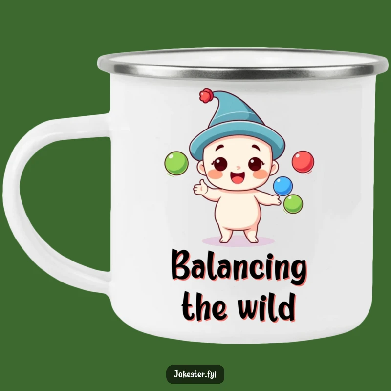 Funny Juggling Camping Mug: Cheerful Character for Your Adventures, The Ultimate Funny Gift!