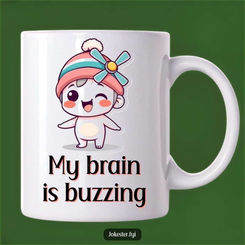 Funny Propeller Beanie Spinner Mug: A Hilarious Gift for Whimsical Souls