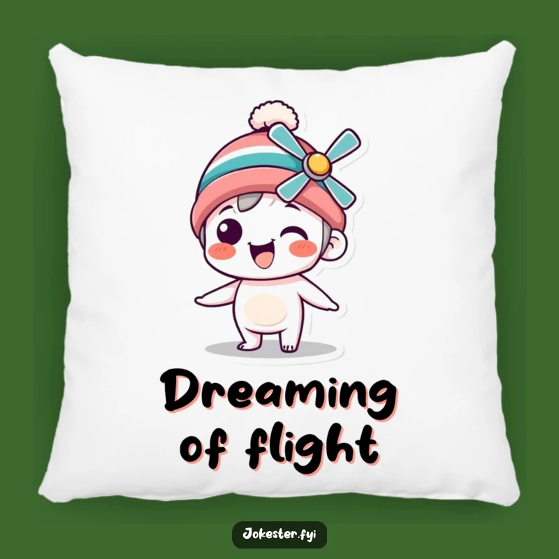 Cozy Funny Propeller Beanie Character Pillow: Perfect for Lounging & Laughs