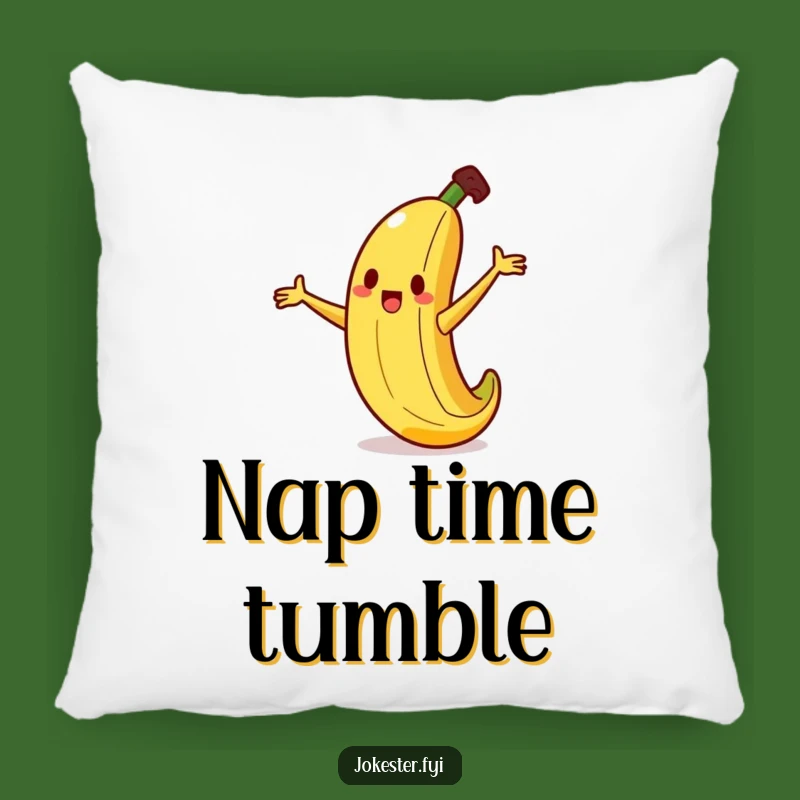 Funny Banana Slip Pillow: Comfy Cartoon Cushion for Hilarious Home Accent
