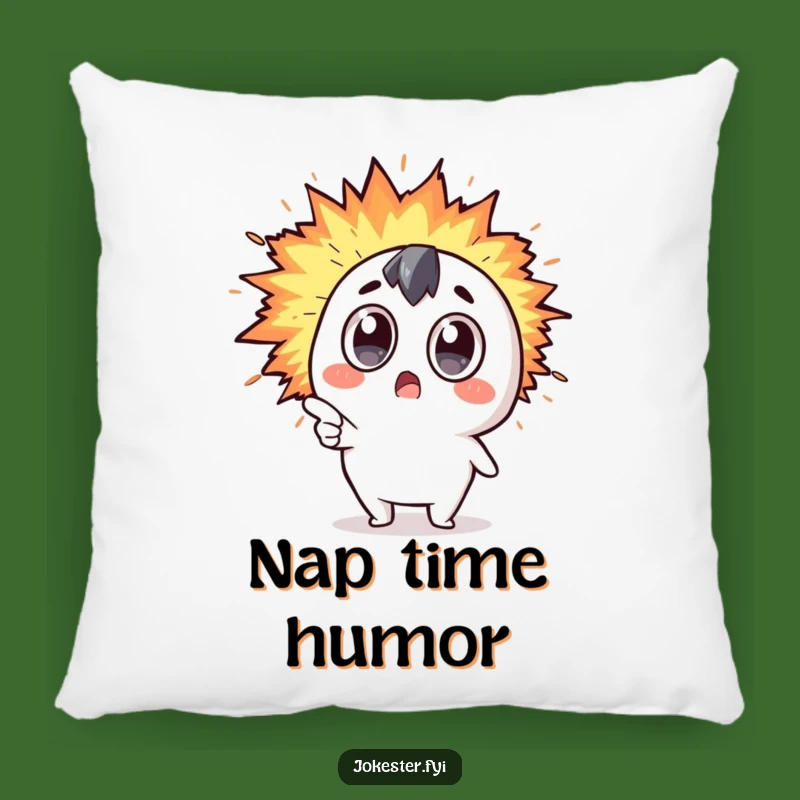 Soft Funny Kawaii Explosion Humor Pillow - Cuddle Up with Comedy