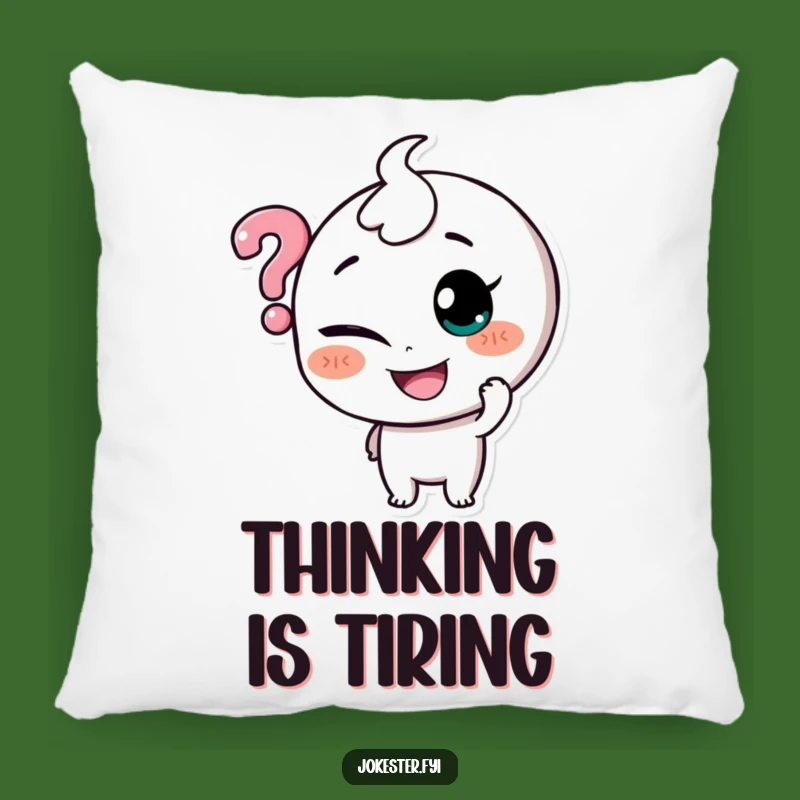 Funny Question Mark Tickler Pillow: Comfort and Curiosity Combined