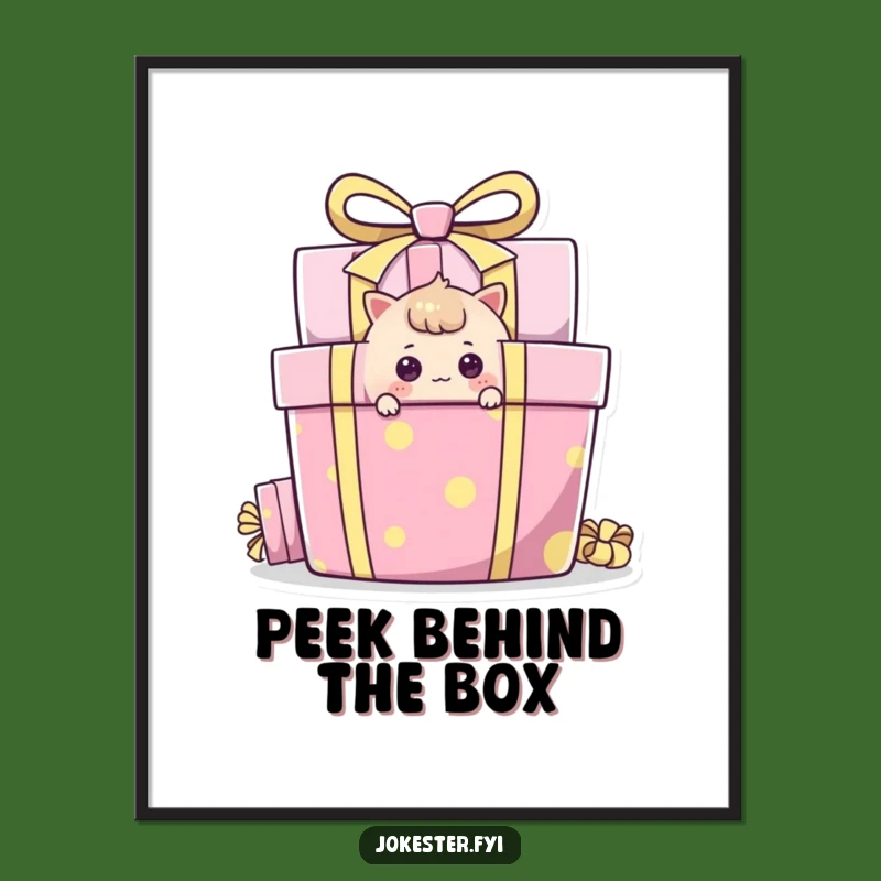 Funny Curious Peeker Digital Art: Instant Mystery, Downloadable Intrigue