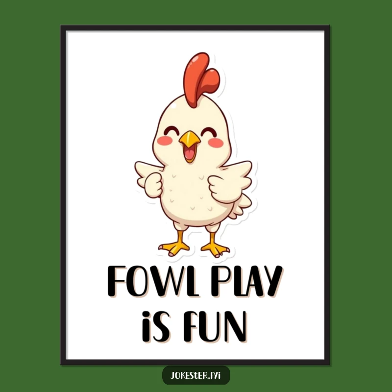 Funny Rubber Chicken Squawking Digital Art - Instant Hilarious Decor for Your Walls!