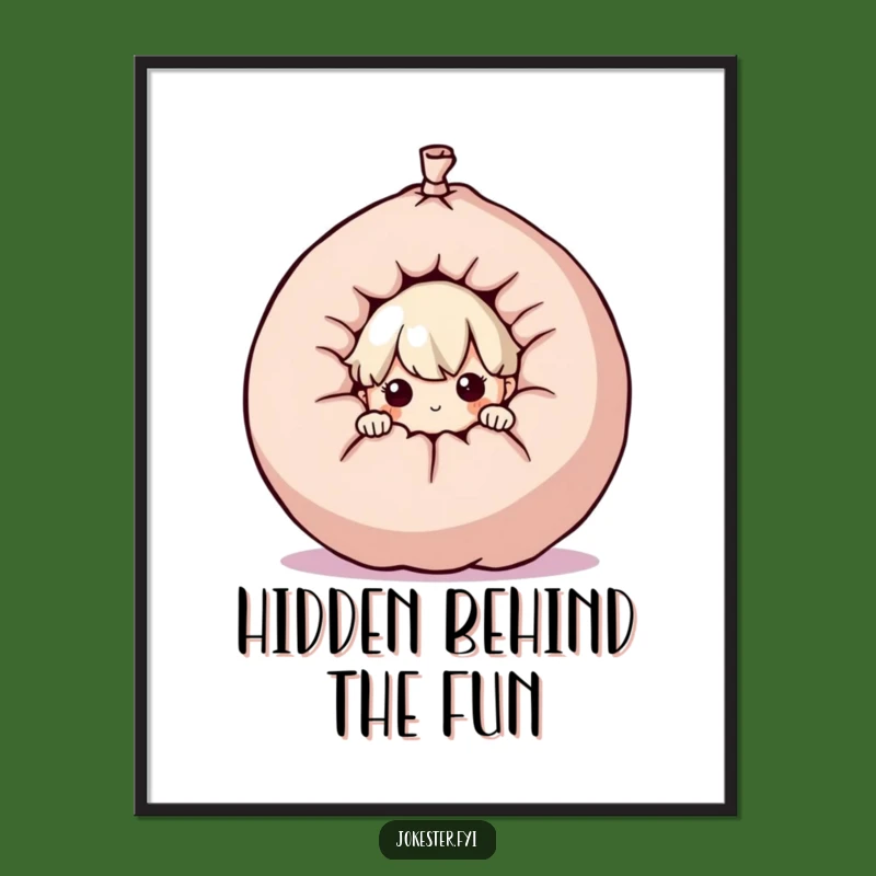 Funny Whoopee Cushion Digital Art - Curious Character Decor Gift