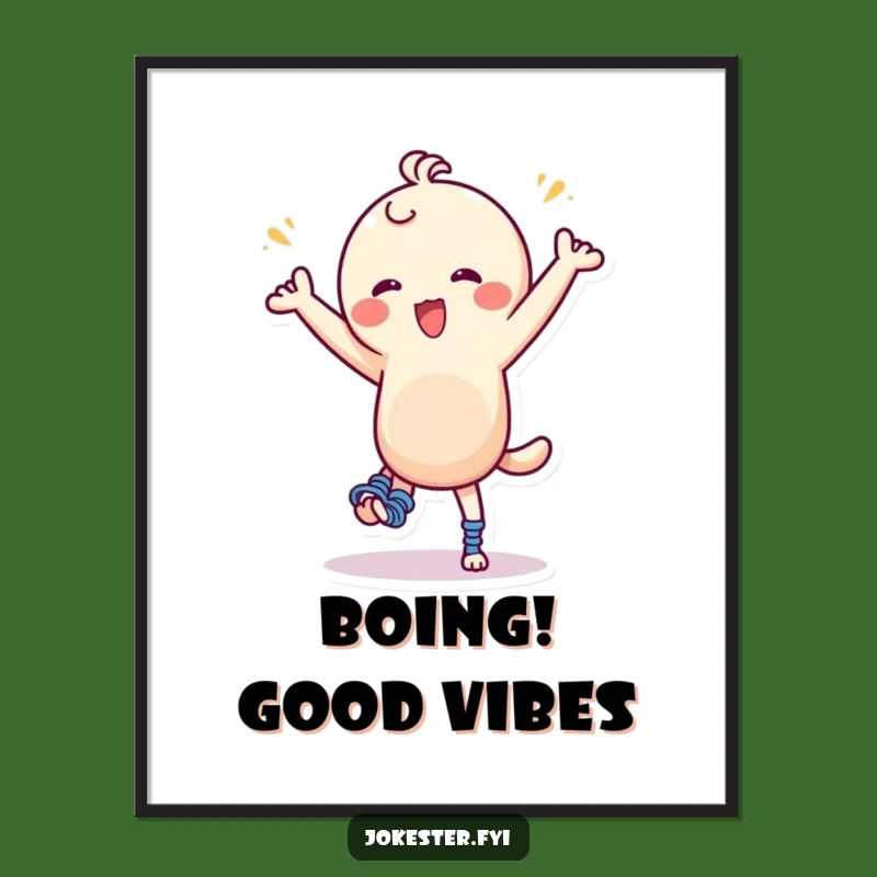 Funny Spring Dancer Poster: Hilariously Decorate Your Space with Silly Moves