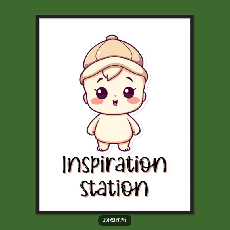 Funny Thinking Cap Poster: Clever Art for Inspired Spaces, Perfect Gift