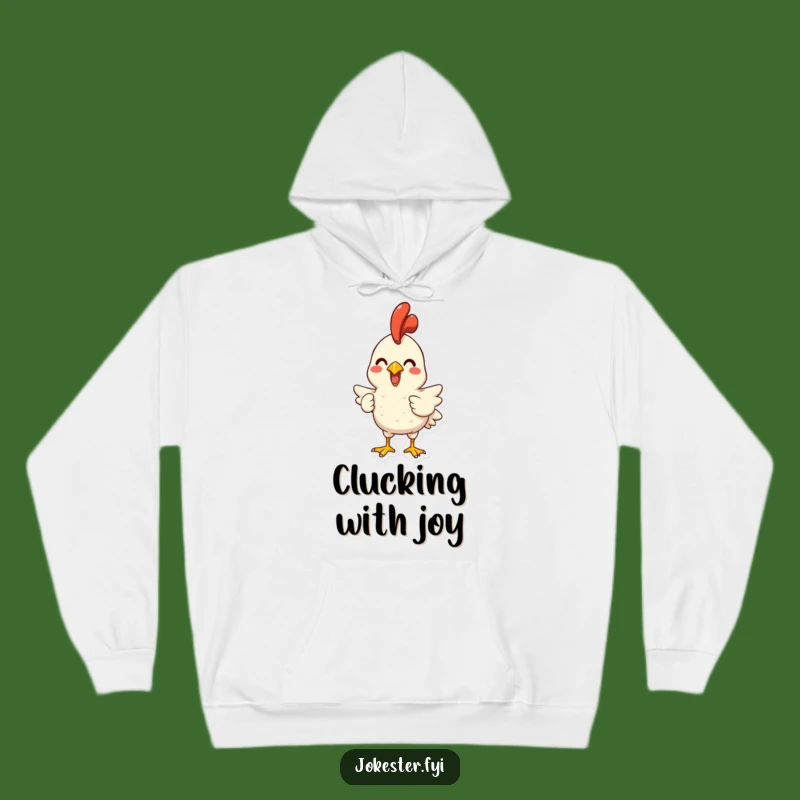 Funny Rubber Chicken Squawking Hoodie - Cozy Up with Hilarious, Playful Vibes!