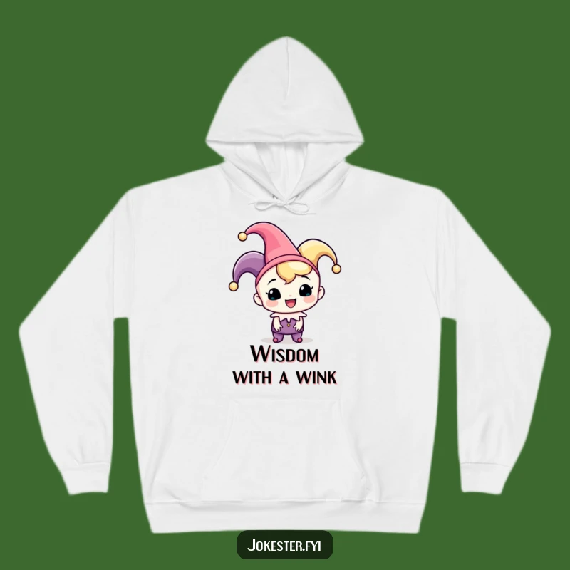 Funny Jester Cap Hoodie: Cheerful Character Cozy Fun, Warm Gift!