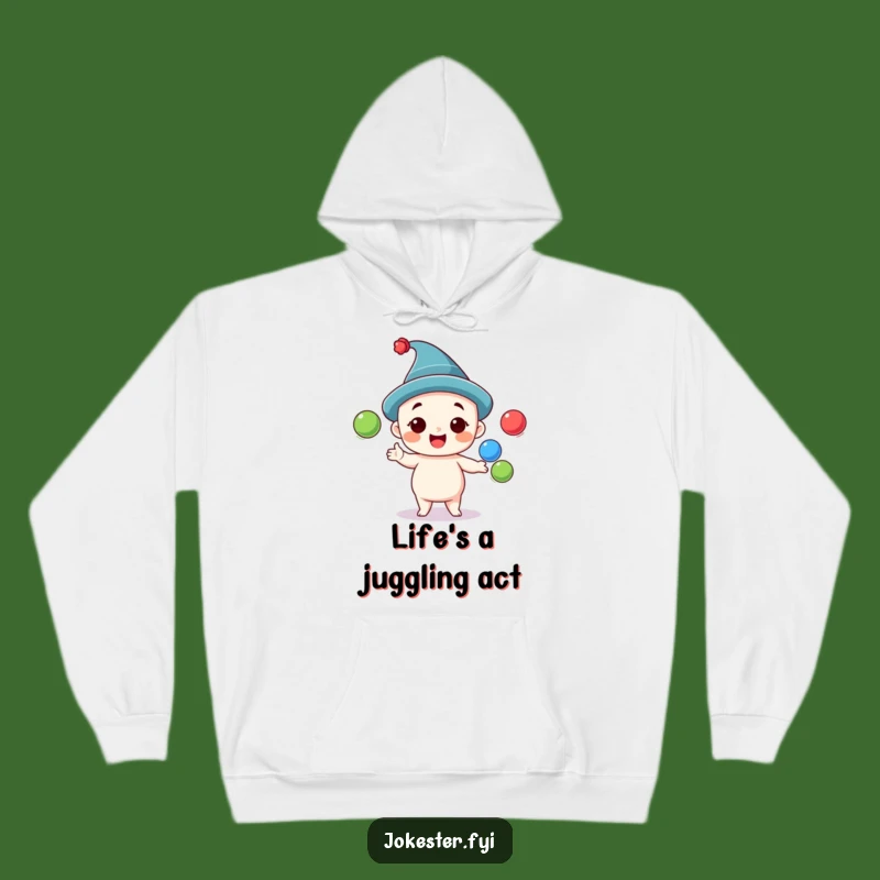 Funny Juggling Hoodie: Cozy Up with Cheerful Fun, The Ultimate Funny Gift for Performers!