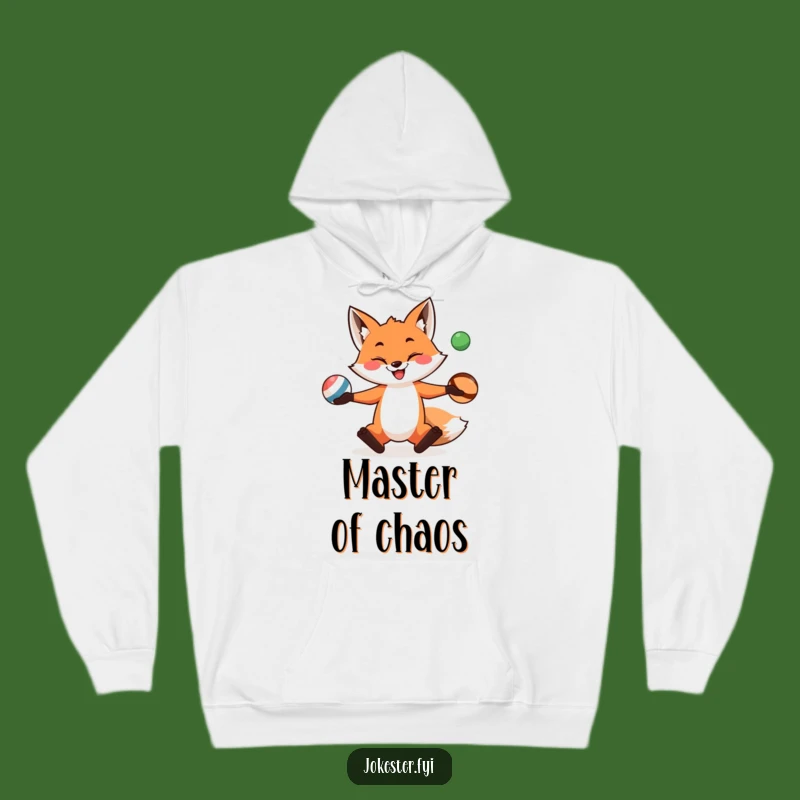 Cozy Funny Fox Juggling Hoodie: The Ultimate Hilarious Gift for Playful Souls