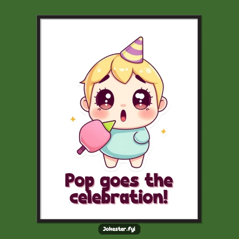 Free Printable Wall Art: Surprised Popper Adds Whimsy to Your Space!