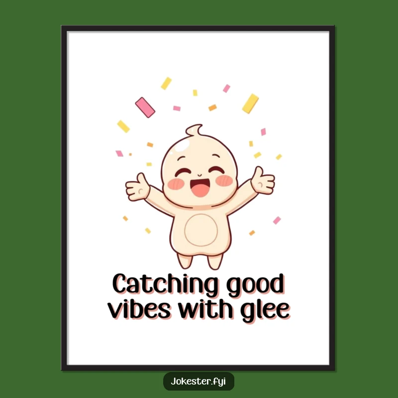 Joyful Confetti Art Print: Free Printable Celebration Downloadable Decor