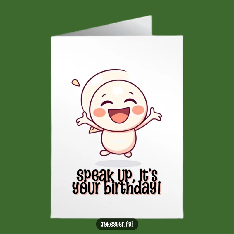 Free Printable Birthday Card: Laughing Bubble - Joyful & Funny Downloadable Greeting