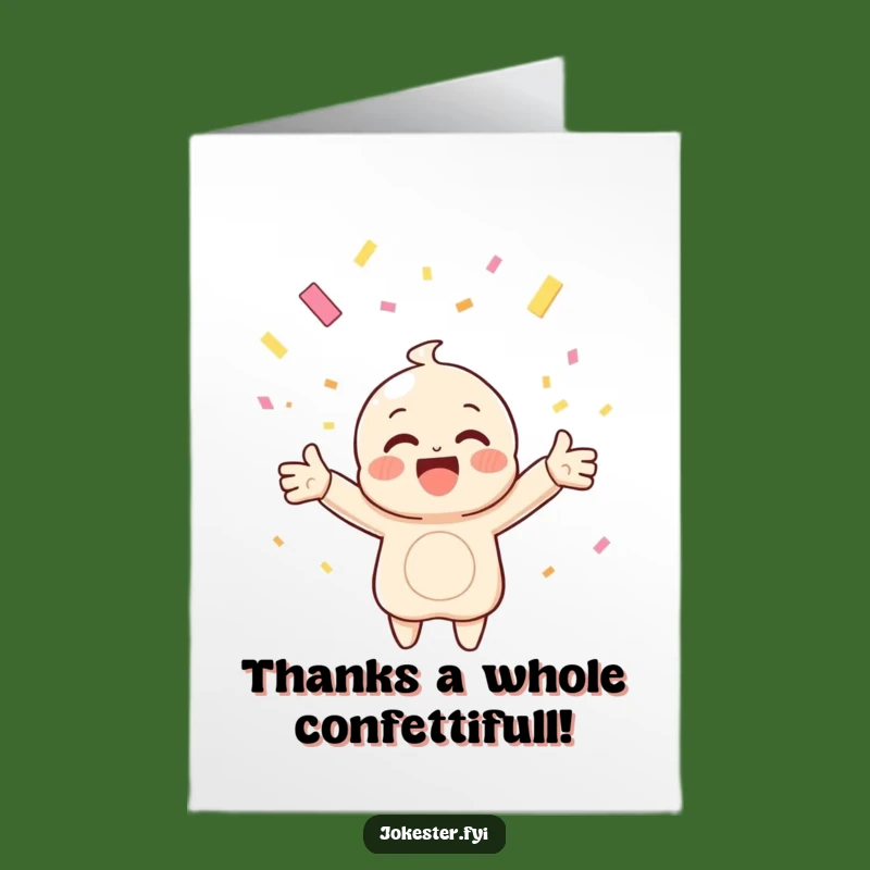 Sparkling Confetti Thank You: Free Printable Joyful Gratitude Downloadable