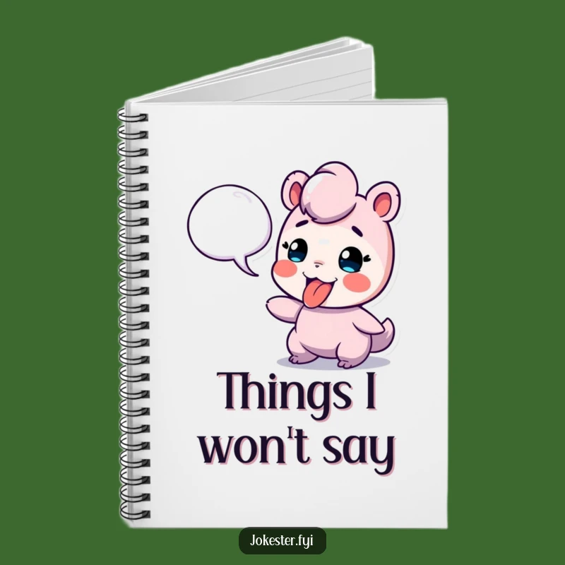 Funny Tongue Out Speech Bubble Notebook: Jot Down Your Sass