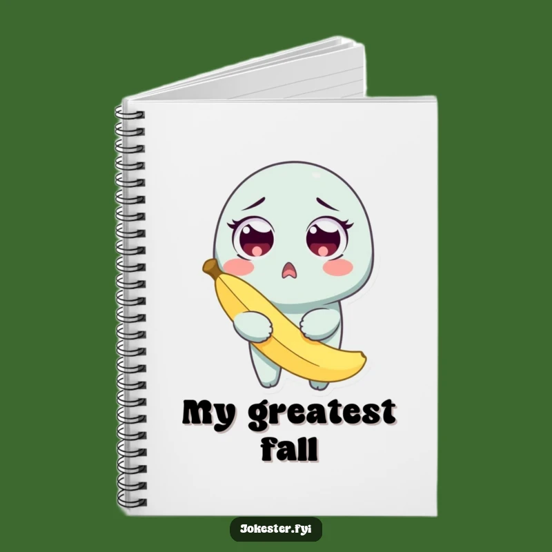 Funny Banana Peel Slip Notebook: Jot Down Your 'Oops' Moments