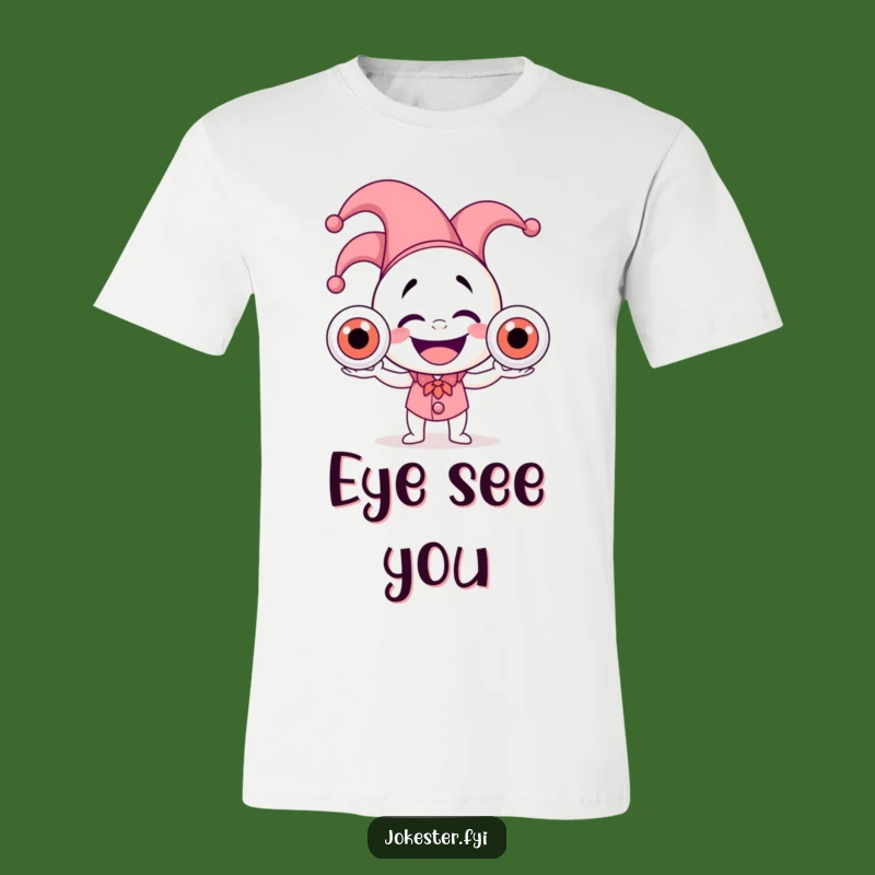 Funny Jester Eyeball Juggler T-Shirt: Wear Your Absurdity with Pride