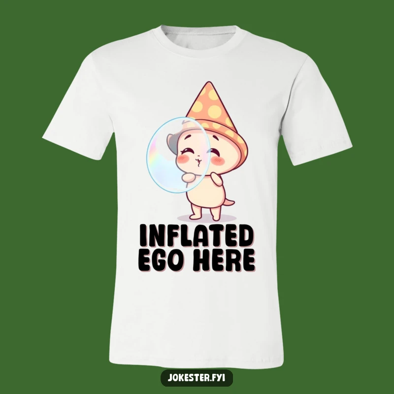 Funny Giggling Bubble Character T-Shirt - Wearable Humor for a Jolly Good Time!