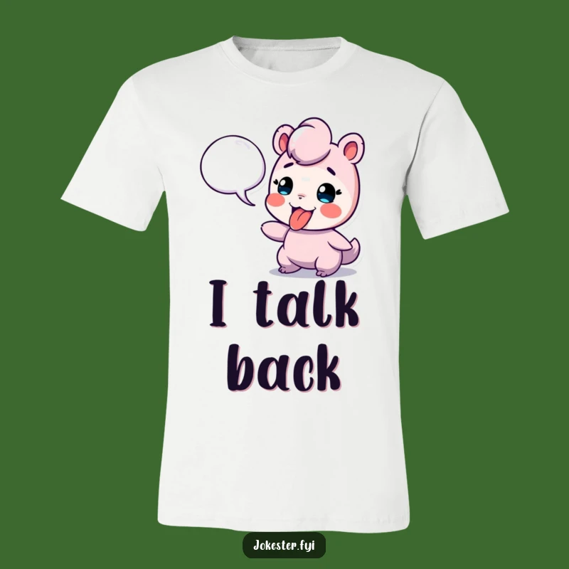 Funny Tongue Out Speech Bubble T-Shirt: Wear Your Attitude