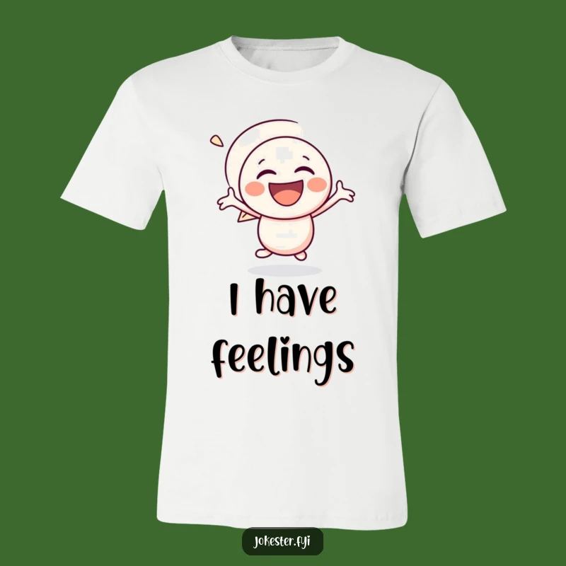 Funny Speech Bubble Tee: Bouncing Laugh Character Shirt for Comical Gifts