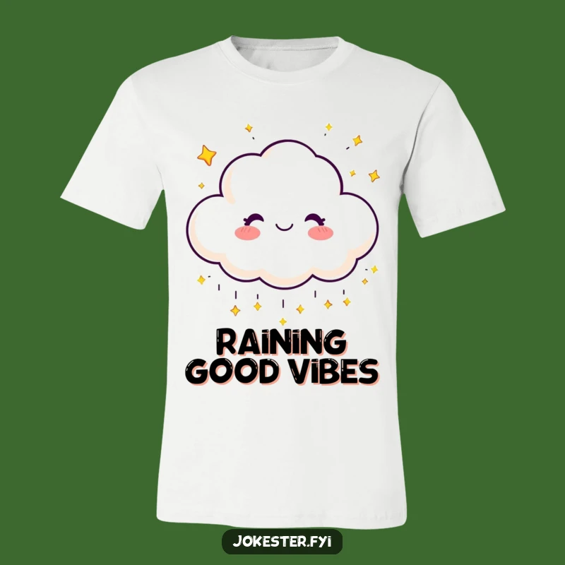 Funny Happy Cloud T-Shirt: Spread Joyful Starry Vibes