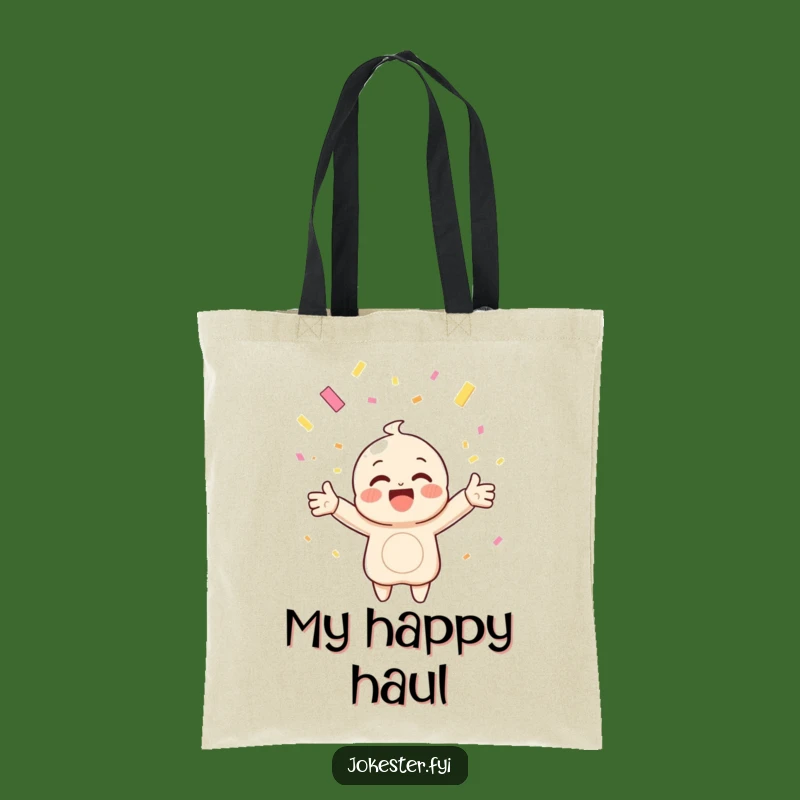 Funny Confetti Catching Tote Bag: Celebrate On-the-Go, Perfect Gift