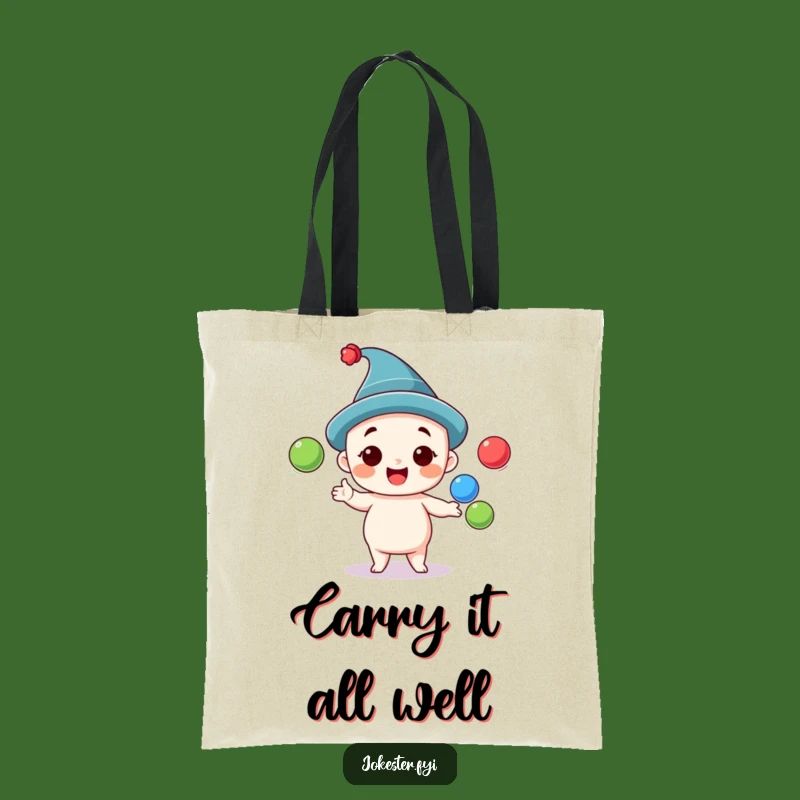 Funny Juggling Tote Bag: Carry Your Fun Accessories, Perfect Funny Gift for Performers!