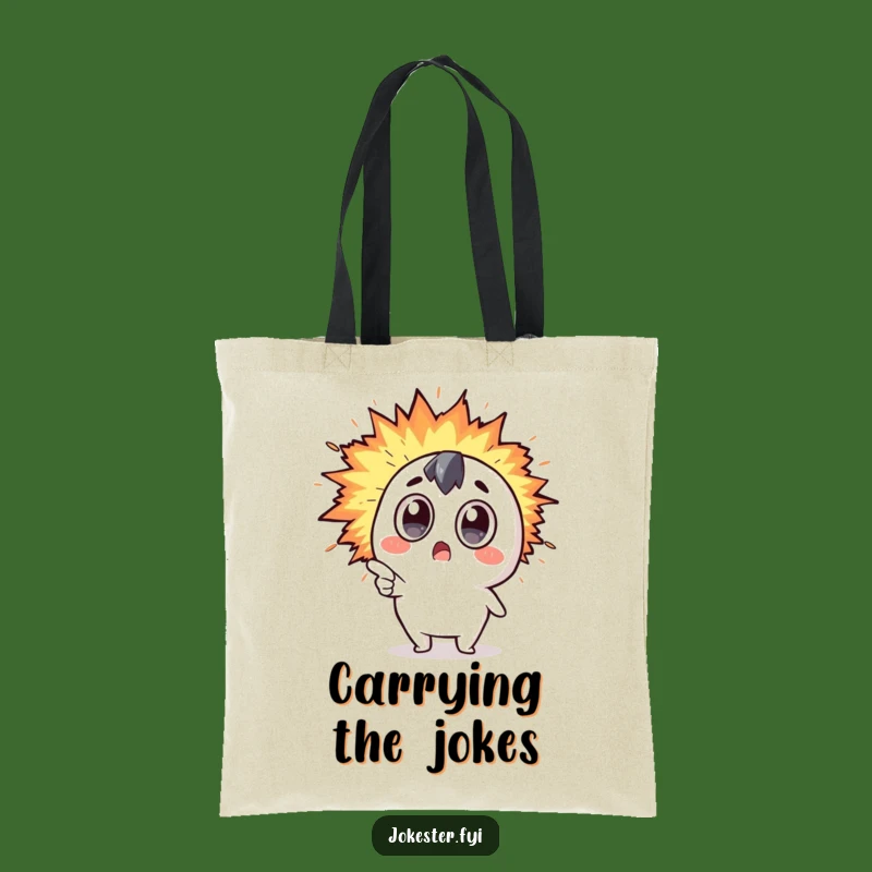 Funny Kawaii Explosion Humor Tote Bag - Carry Your Laughs
