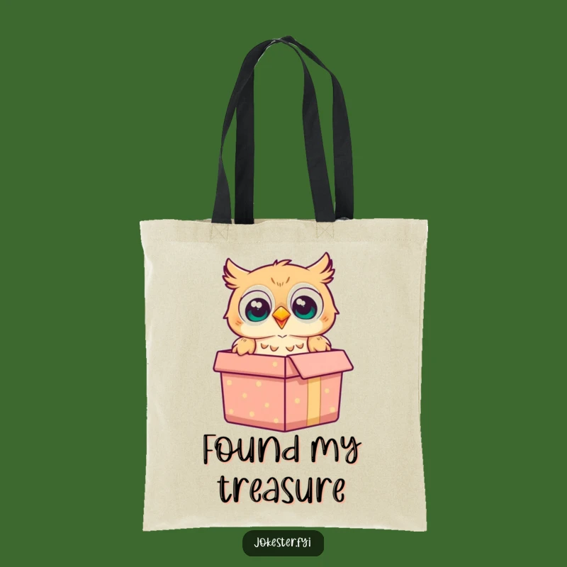 Funny Owl Gift Box Tote Bag: Carry Your Surprises in Style